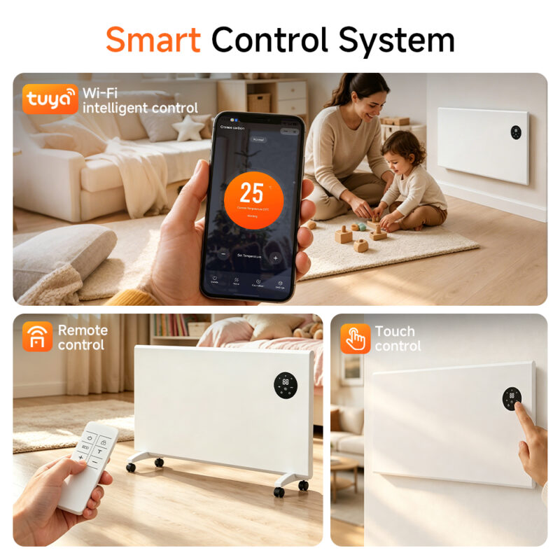 Metal convection heater with smart control-MCH1000